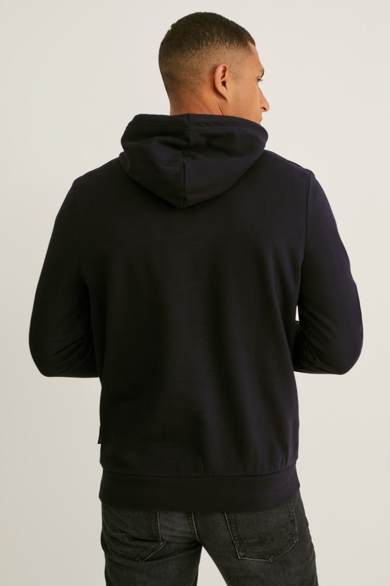 Black C&A Recycled Men's Sweatshirts | MEQIL-5261