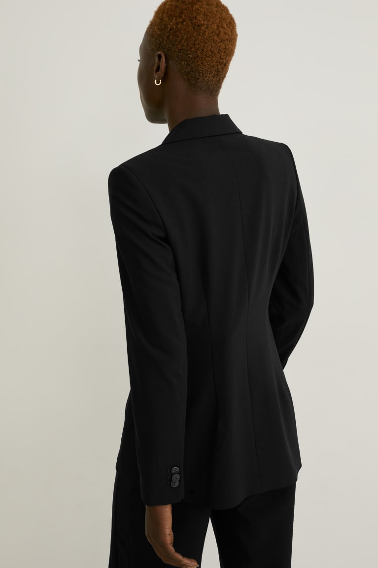 Black C&A Regular Fit Recycled Women's Blazers | YBEHX-9450