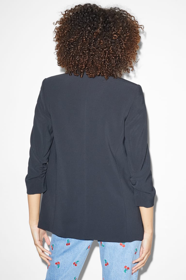 Black C&A Relaxed Fit With Recycled Polyester Women's Jackets | COJBD-0345