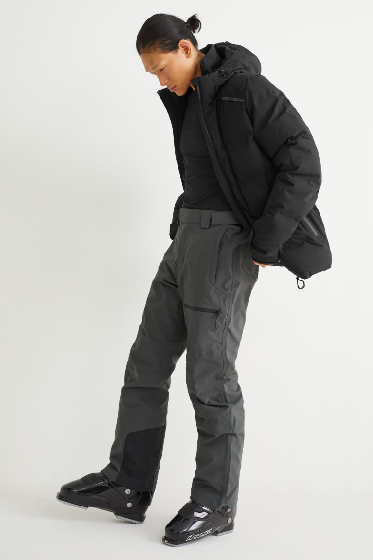 Black C&A Ski With Hood Bionic-finish®eco Men's Jackets | BMQEW-4852