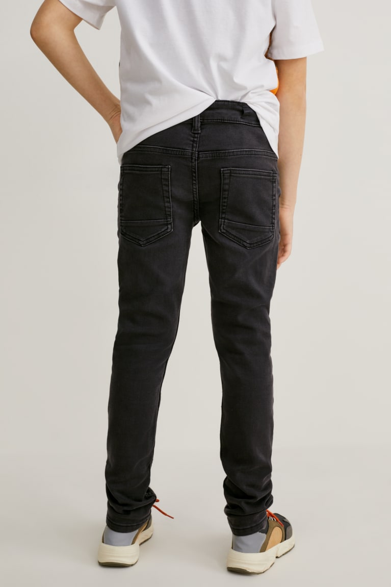 Black C&A Skinny Organic Cotton Boys' Jeans | DFITC-8061