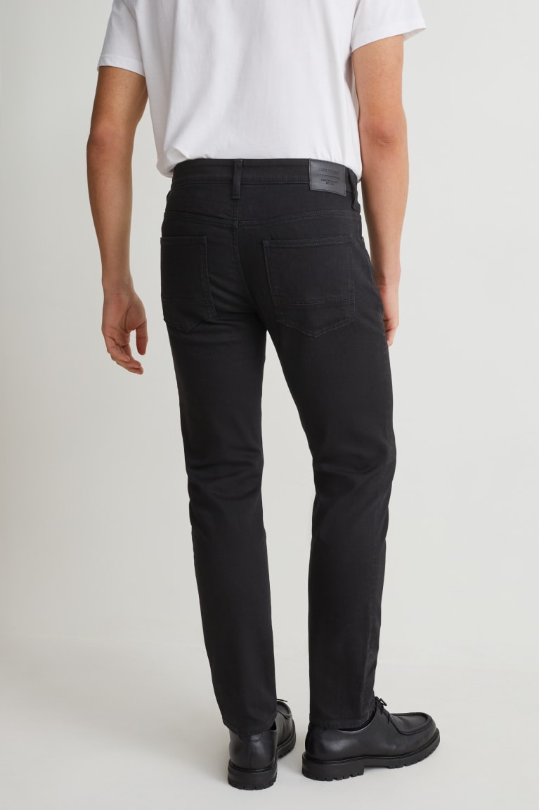 Black C&A Slim Lycra® With Recycled Cotton Men's Jeans | DPVBJ-5804