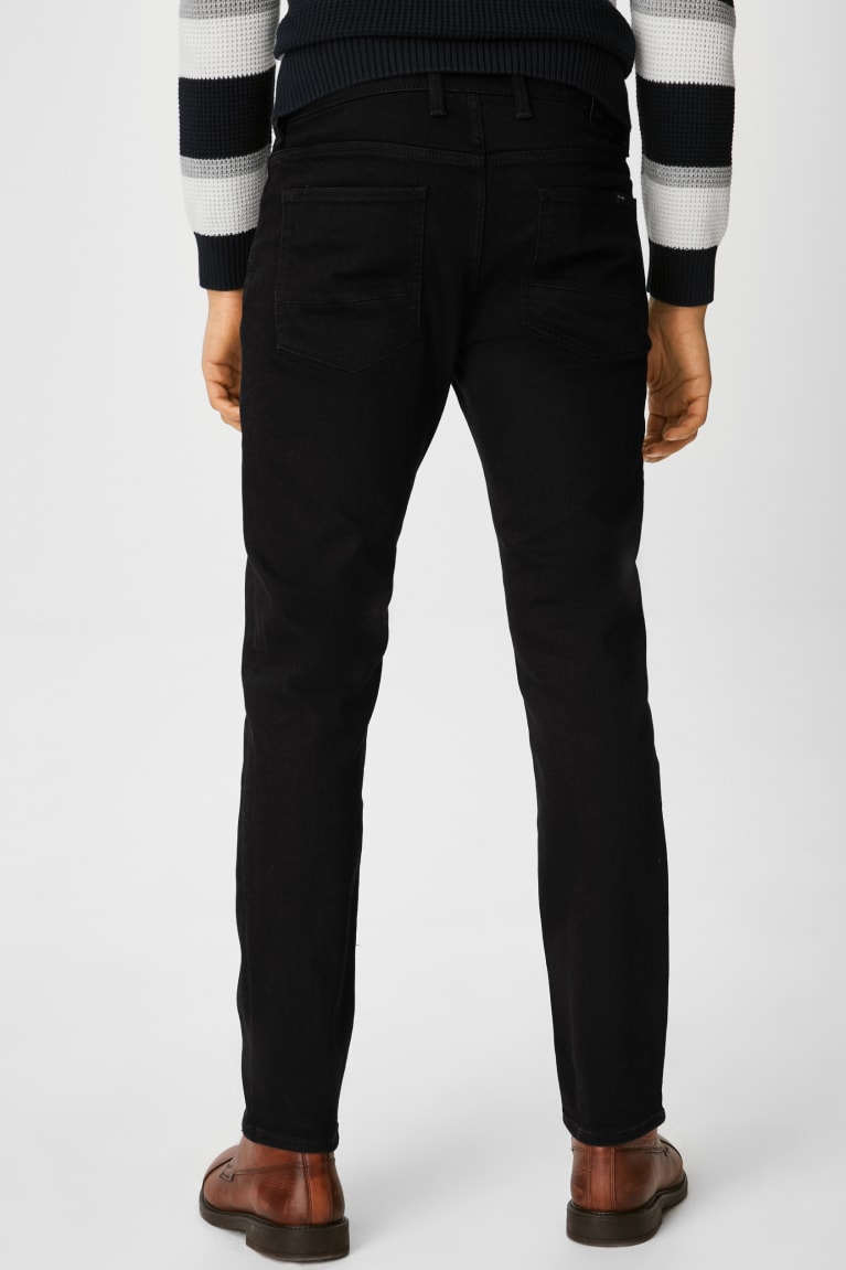 Black C&A Slim Men's Jeans | KHCYS-2015