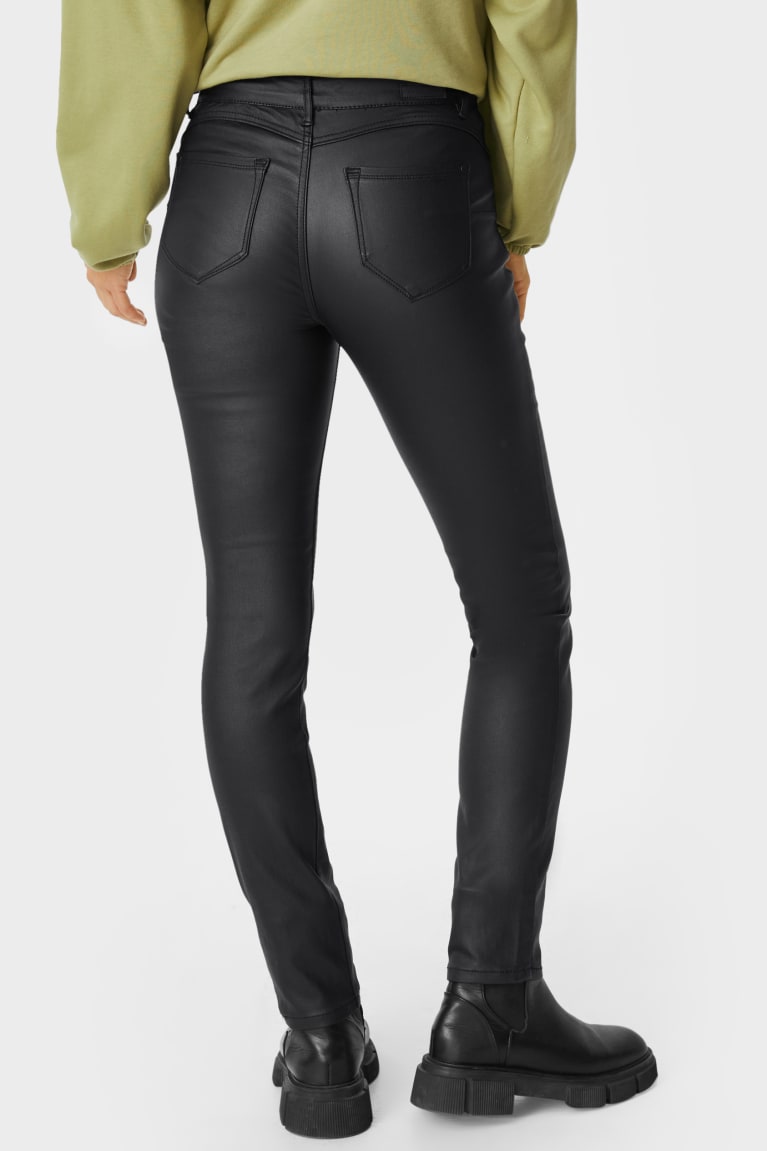 Black C&A Slim Women's Jeans | TKAYX-4218