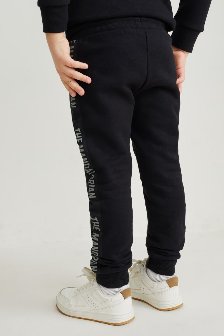 Black C&A Star Wars: The Mandalorian Joggers Boys' Trousers | SQODE-5096