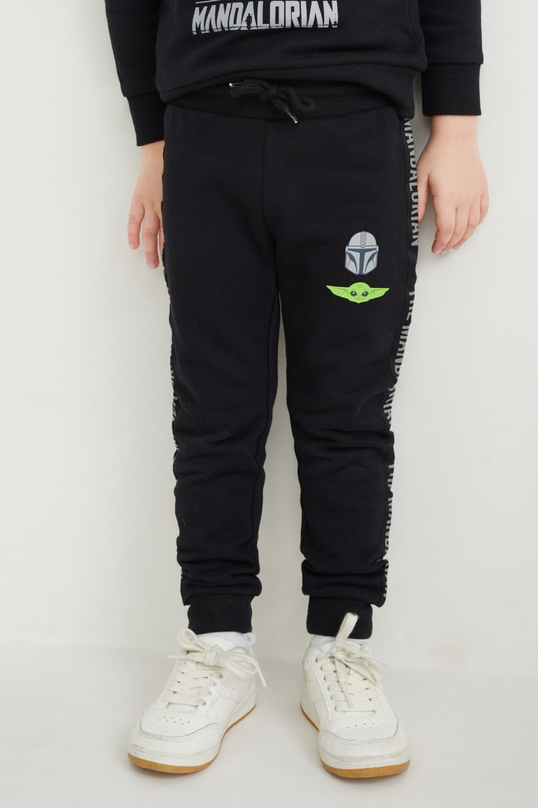 Black C&A Star Wars: The Mandalorian Joggers Boys' Trousers | SQODE-5096