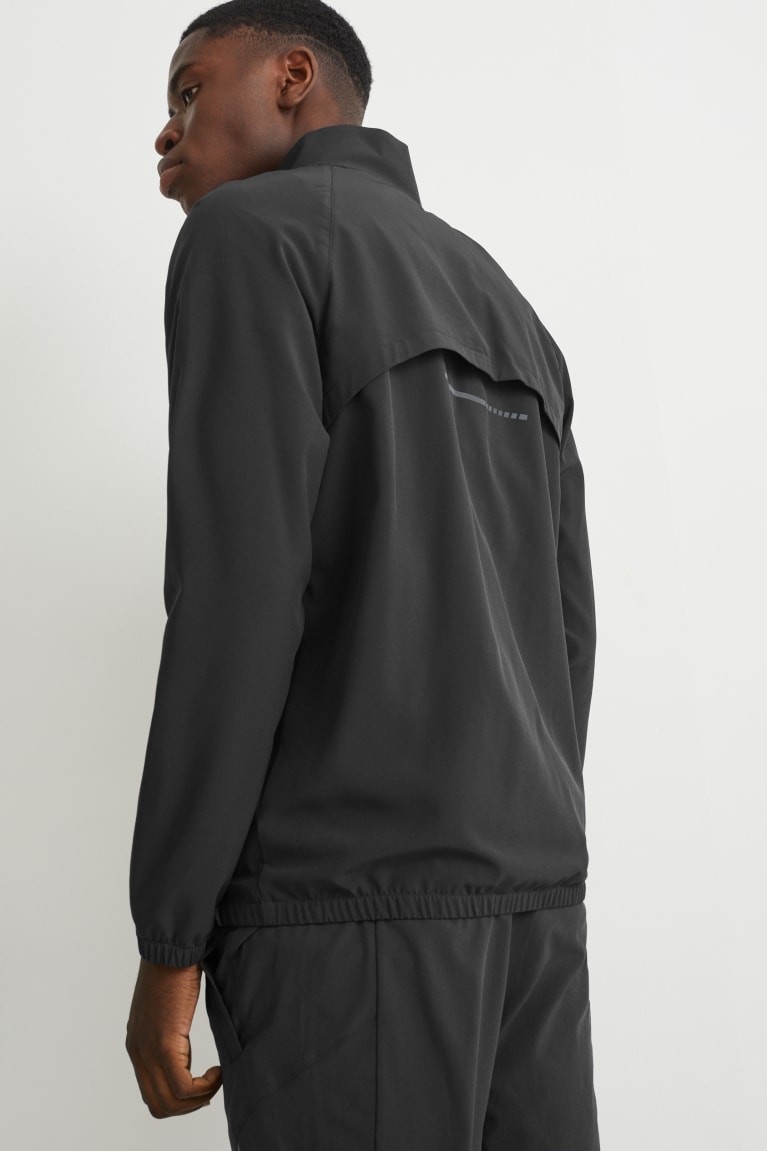 Black C&A Technical Flex 4 Way Stretch Men's Jackets | OBSDW-8356