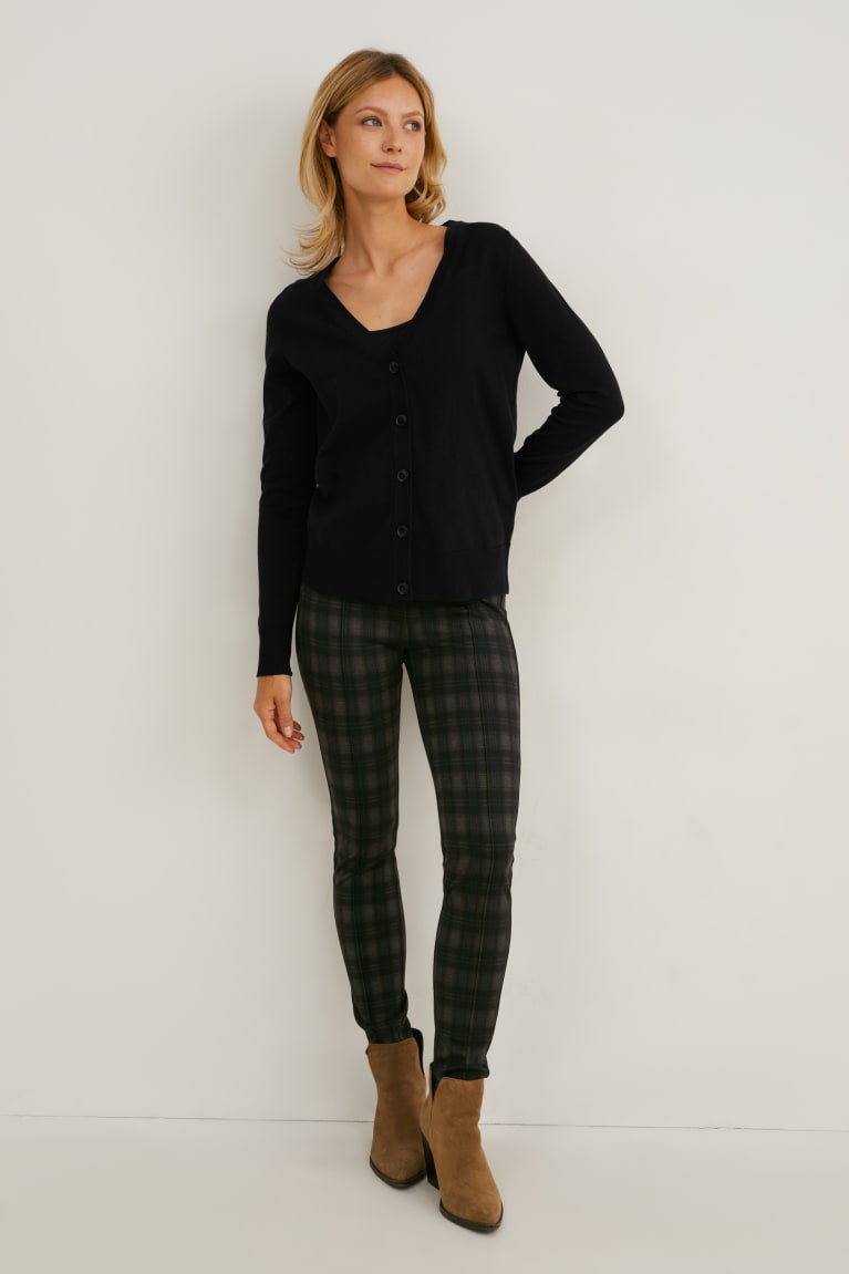 Black C&A Women's Cardigan | AHMSF-4157