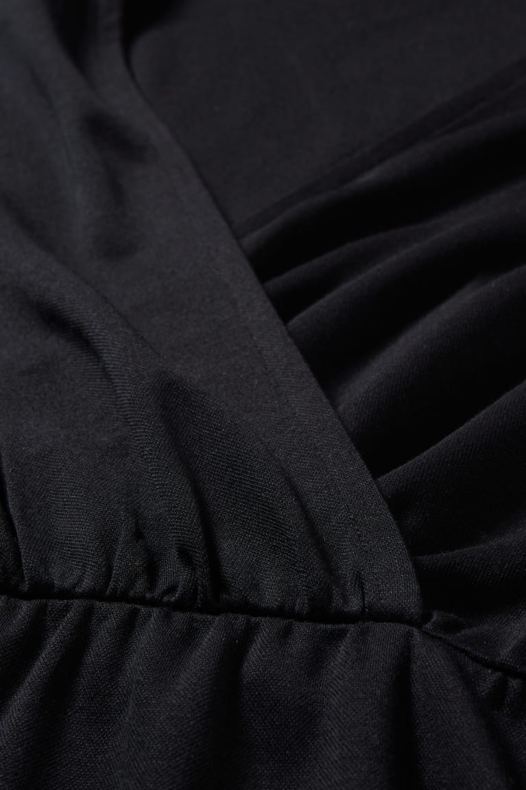 Black C&A Wrap With Tencel™ Modal Fibres Women's Dress | PKNVY-8476