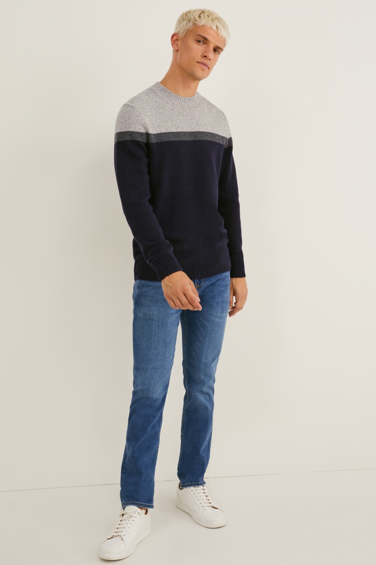 Black / Gray C&A Men's Jumper | PBZYO-7481