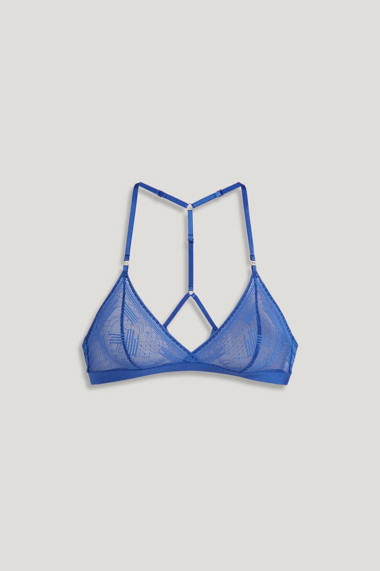 Blue C&A Bralette Women's Underwear | YMEWN-6231