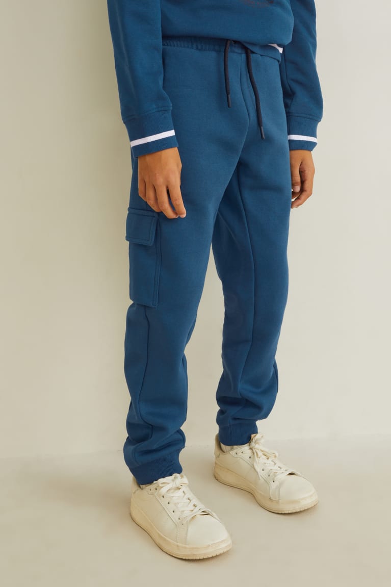 Blue C&A Cargo Joggers Boys' Trousers | AZFYI-5294