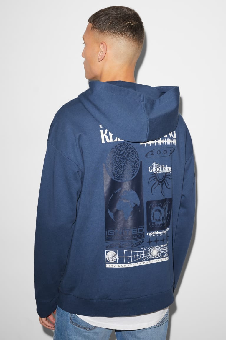 Blue C&A Clockhouse Men's Sweatshirts | NTJYB-9168