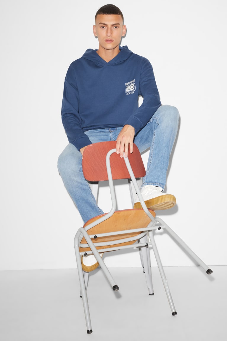 Blue C&A Clockhouse Men's Sweatshirts | NTJYB-9168