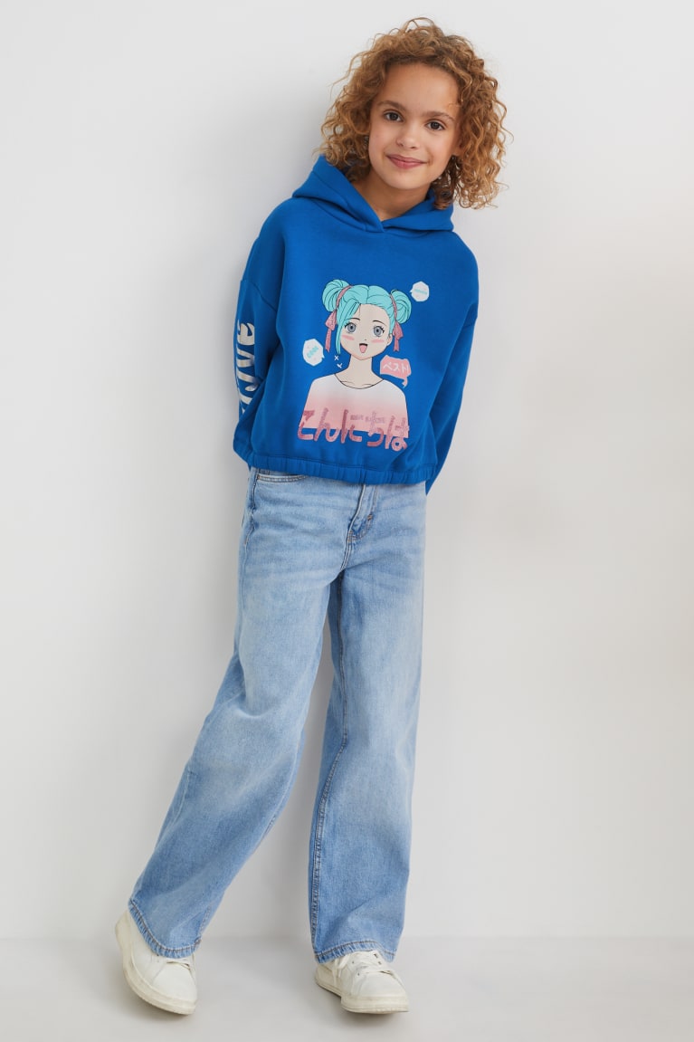 Blue C&A Girls' Hoodie | KDCBI-1406