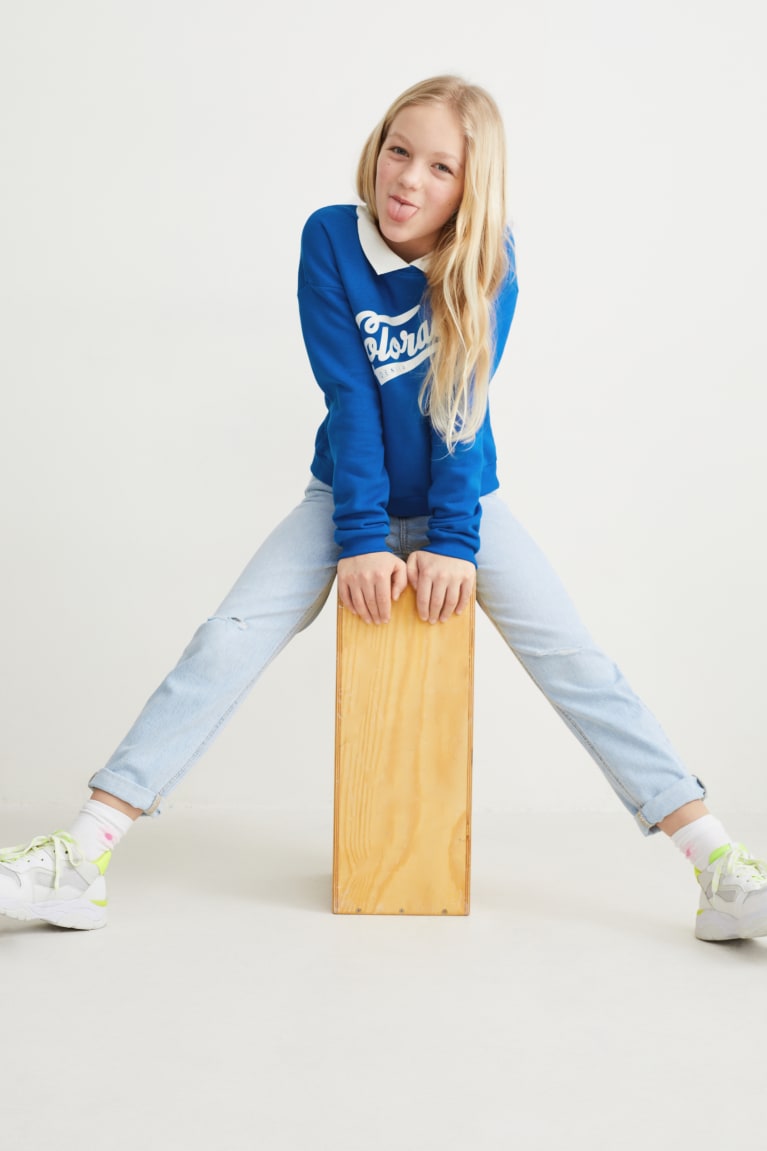 Blue C&A Girls' Sweatshirts | RMYOX-2076