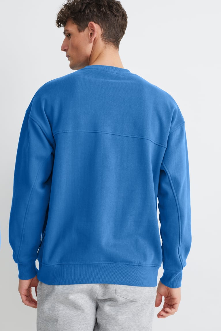 Blue C&A Men's Sweatshirts | CZFMX-3857