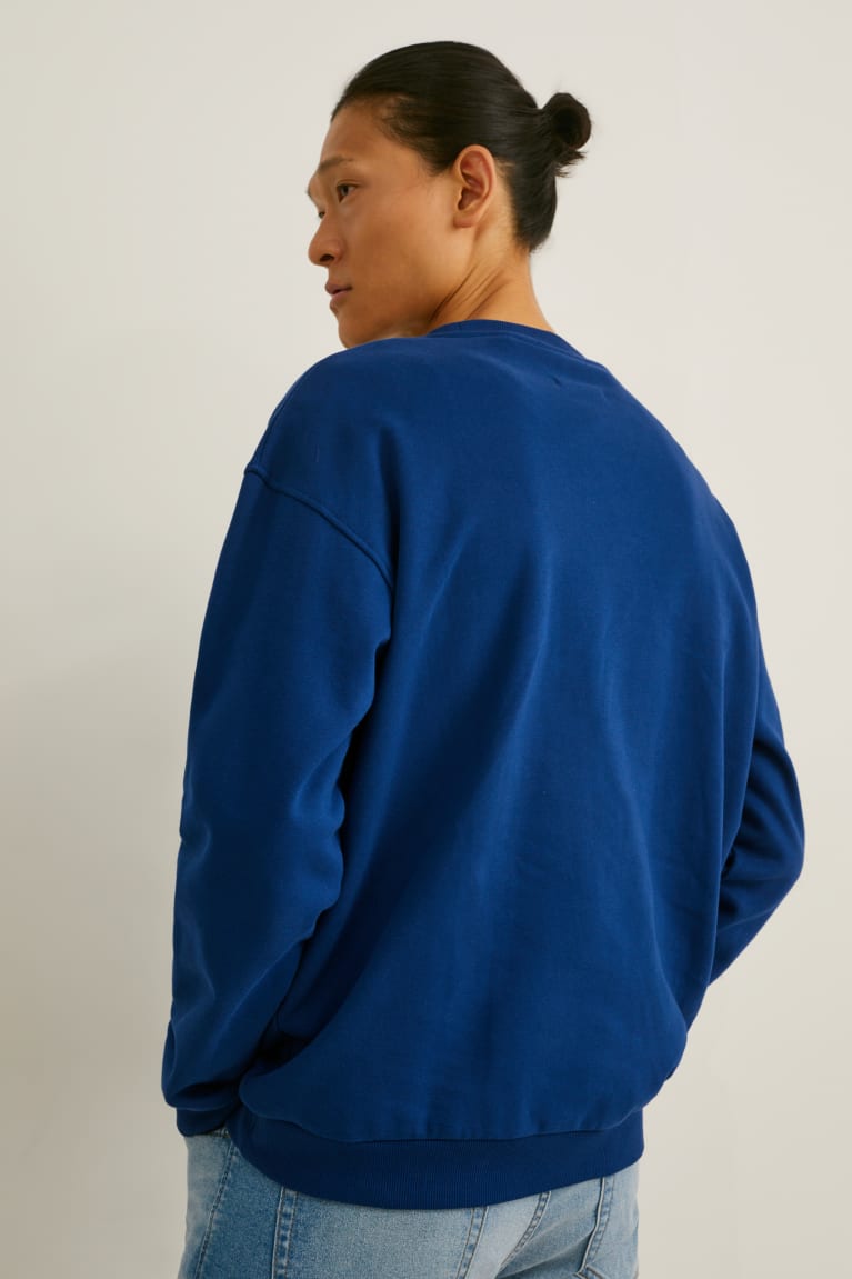 Blue C&A Men's Sweatshirts | NWRZP-3294