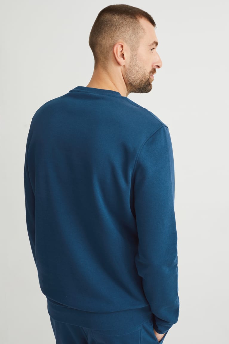 Blue C&A Men's Sweatshirts | XCOHM-3928