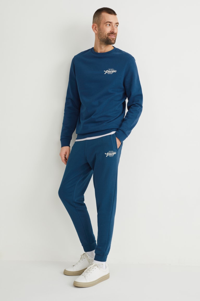 Blue C&A Men's Sweatshirts | XCOHM-3928