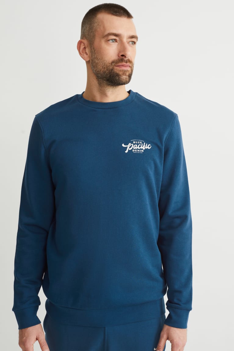 Blue C&A Men\'s Sweatshirts | XCOHM-3928