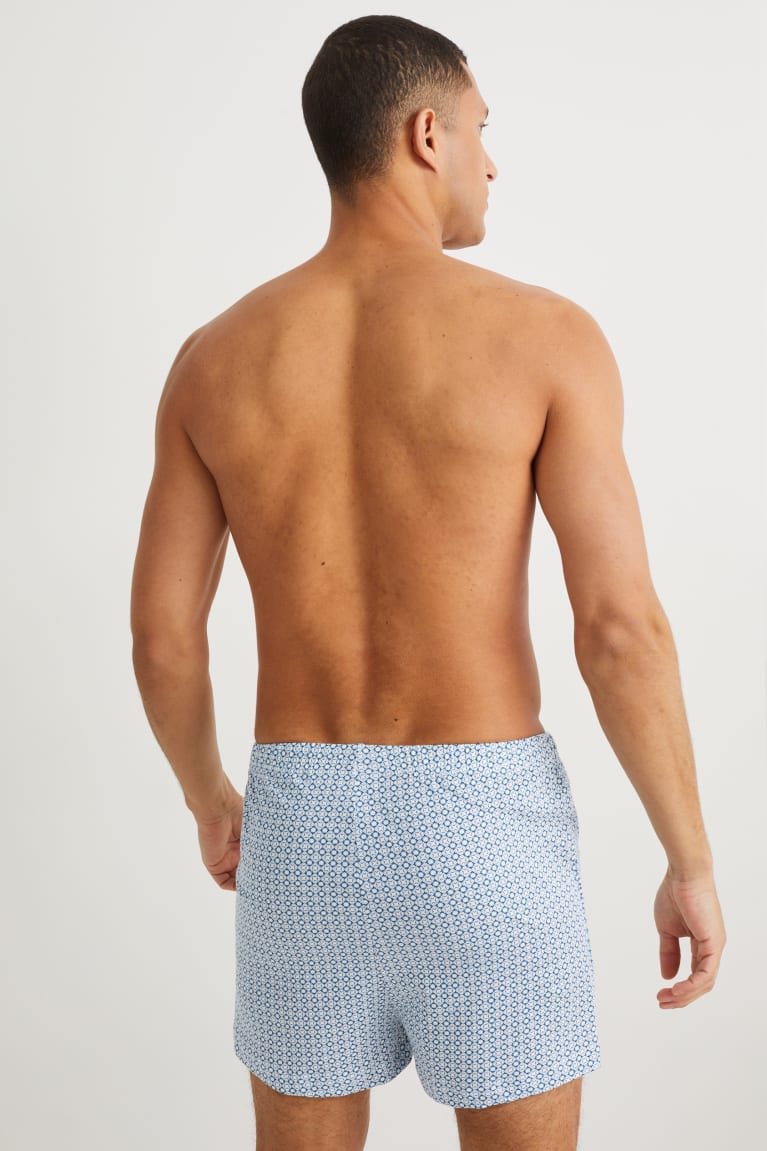 Blue C&A Multipack Of 2 Boxer Jersey Organic Cotton Men's Underwear | WSJDU-2841