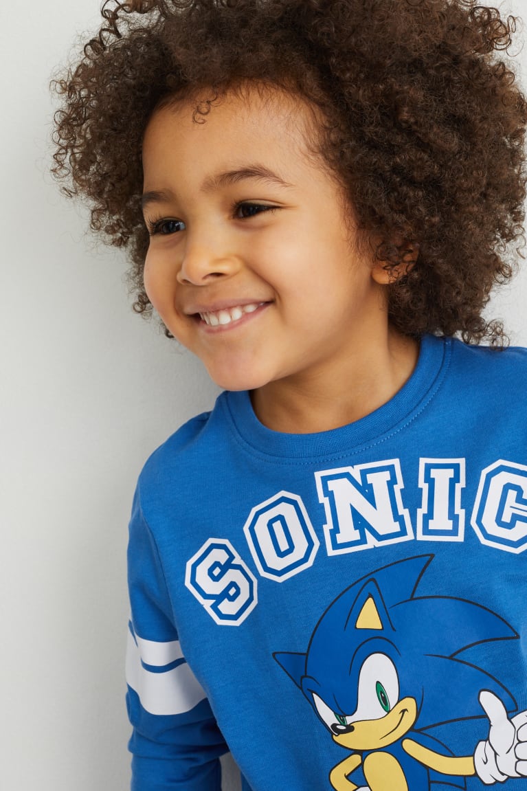 Blue C&A Multipack Of 2 Sonic Long Sleeve Boys\' Top | UXHFK-2091