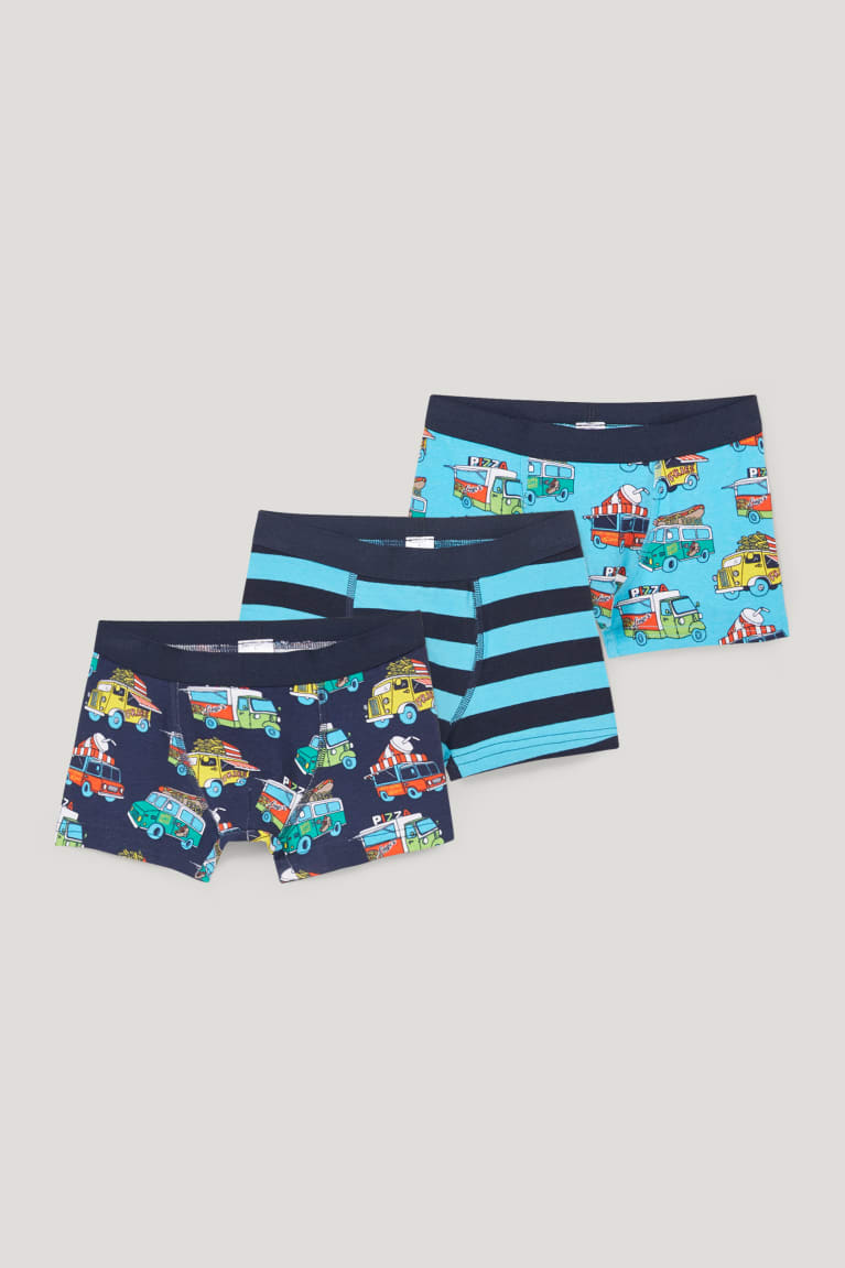 Blue C&A Multipack Of 3 Organic Cotton Boys\' Underwear | RHLWQ-3742