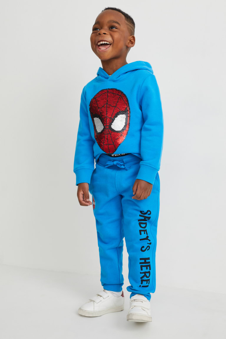 Blue C&A Spider-man Joggers Boys\' Trousers | JTFEG-5467