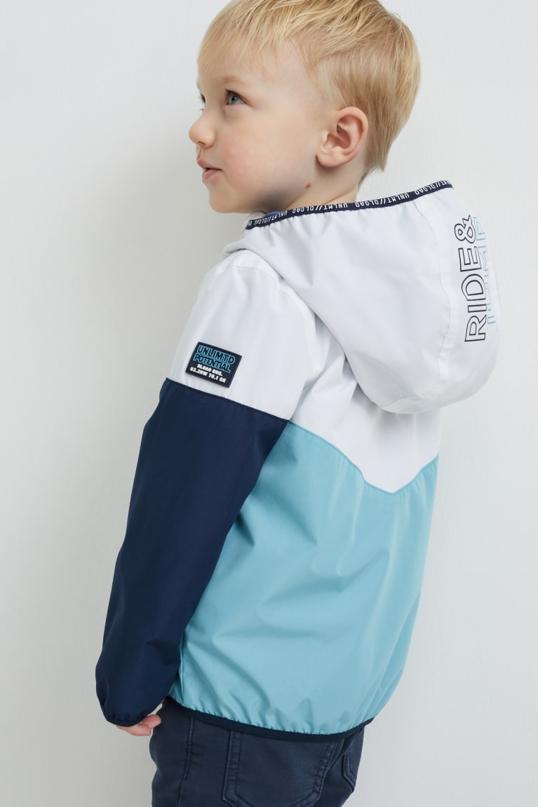 Blue C&A With Hood Girls' Jackets | QEWHV-1543