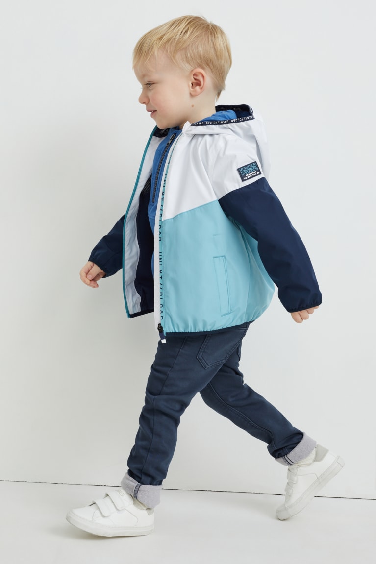 Blue C&A With Hood Girls' Jackets | QEWHV-1543