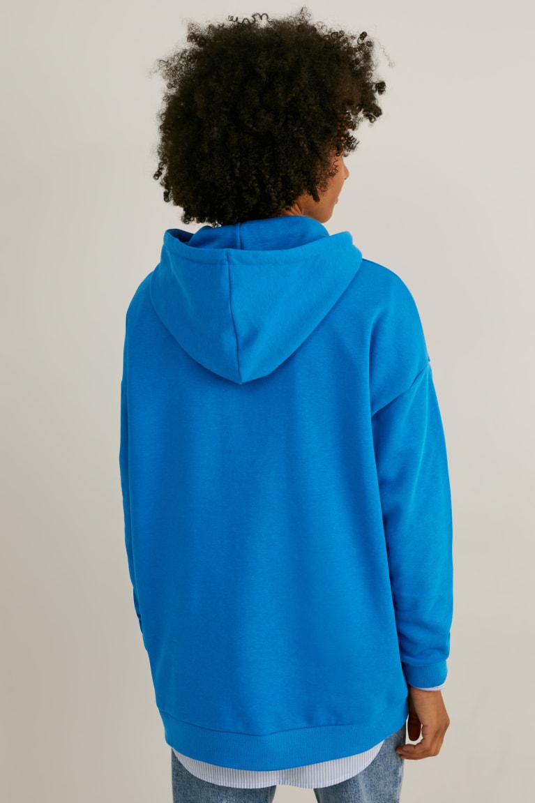 Blue C&A Women's Hoodie | JGFPC-1406