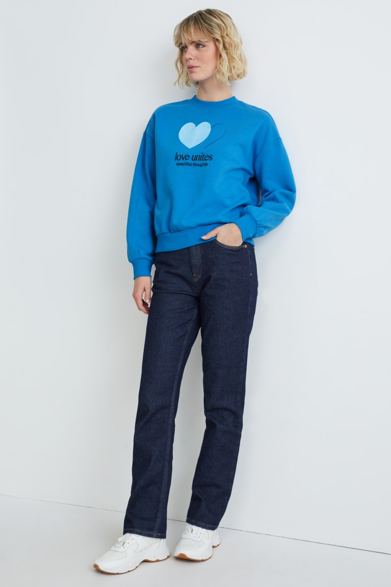 Blue C&A Women's Sweatshirts | DBXEM-7843