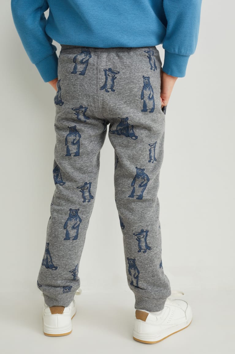 Blue / Gray C&A Multipack Of 2 Joggers Boys' Trousers | ZDOEB-5697