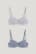 Blue / Gray C&A Multipack Of 2 Underwire Bra Demi Padded Lycra® Women's Underwear | THYRP-5081