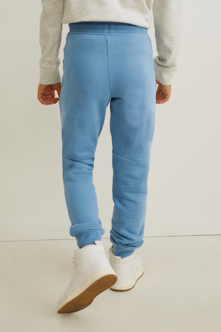 Blue / Light Blue C&A Multipack Of 3 Joggers Boys' Trousers | JKMQN-4578