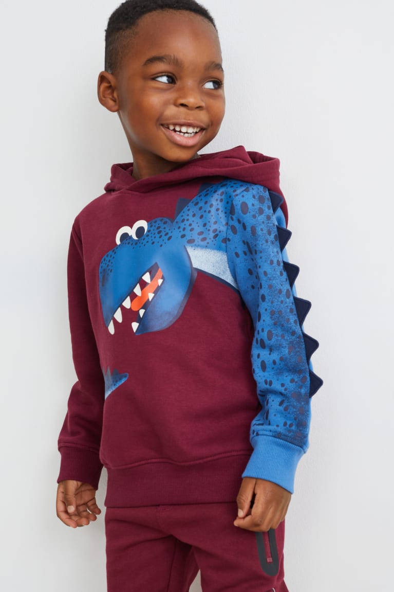 Bordeaux C&A Multipack Of 2 Dinosaur And Long Sleeve Boys\' Top | IURSF-7130