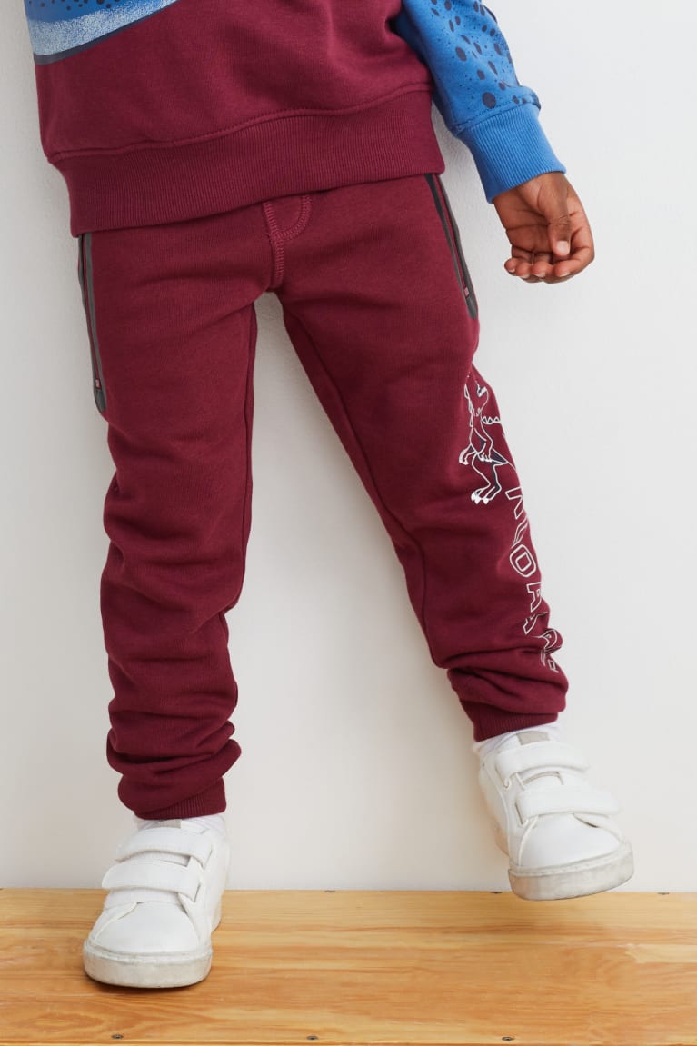 Bordeaux C&A Multipack Of 2 Joggers Boys' Trousers | GPMXN-9842