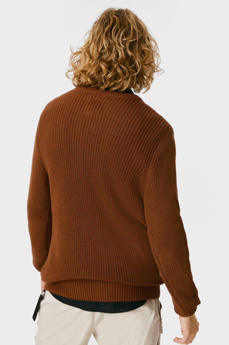 Brown C&A Clockhouse Men's Jumper | CUBEN-7980