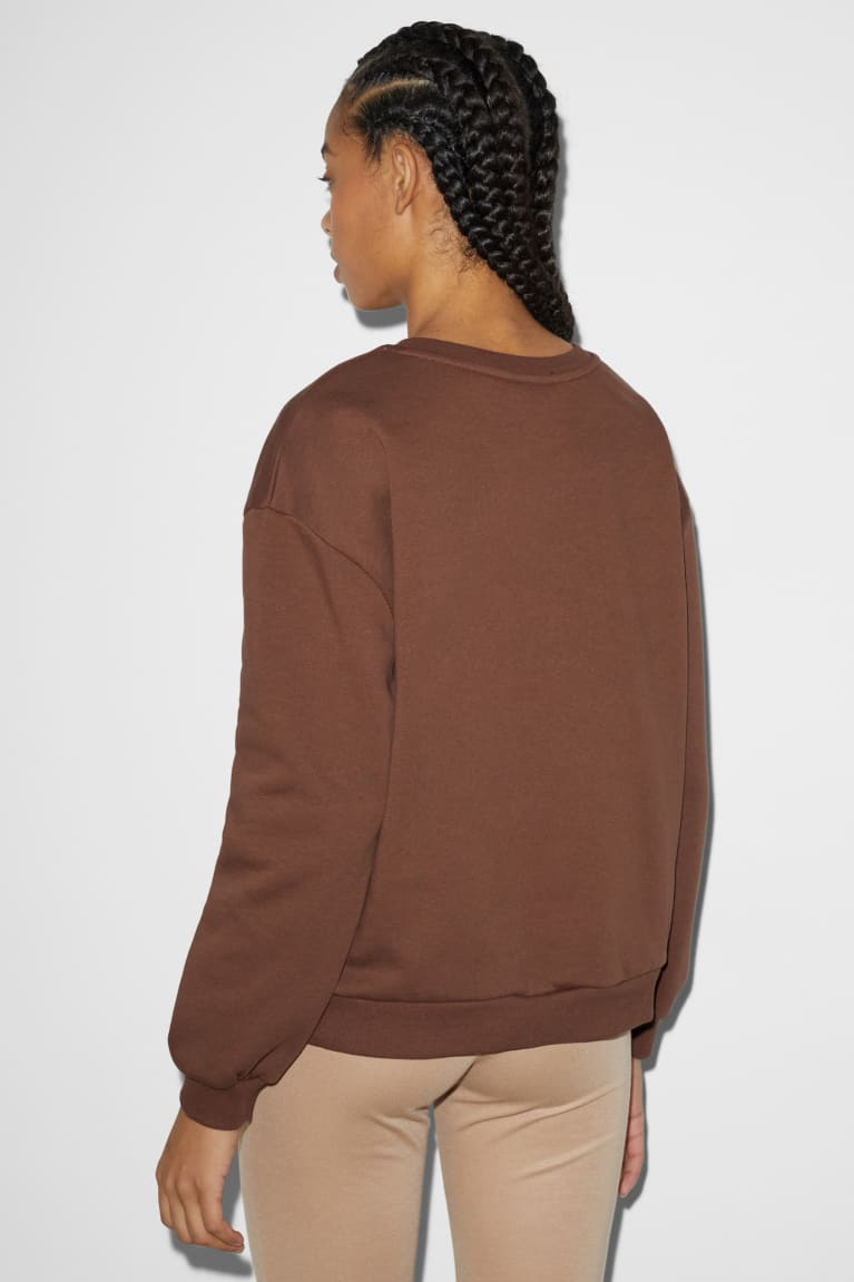 Brown C&A Clockhouse Women's Sweatshirts | ZQKXP-9536