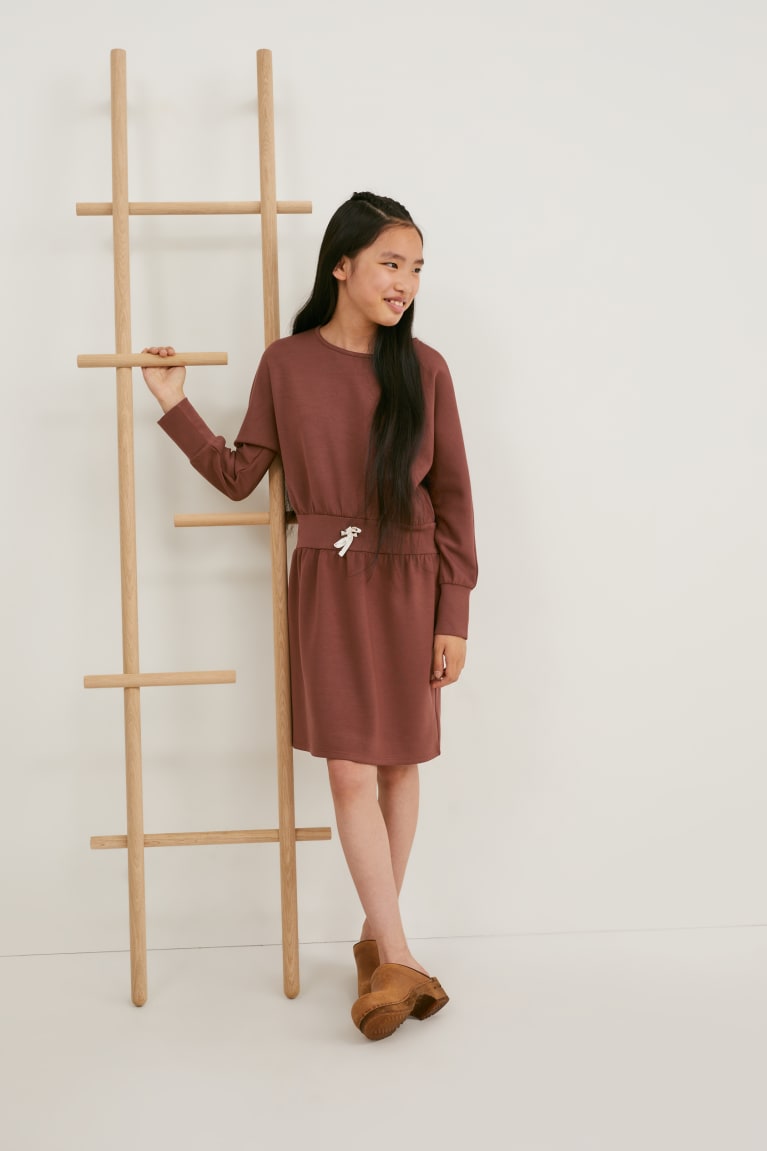 Brown C&A Girls\' Dress | FEXID-6273