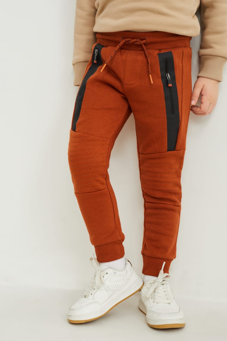 Brown C&A Joggers Boys' Trousers | SGPWM-1325