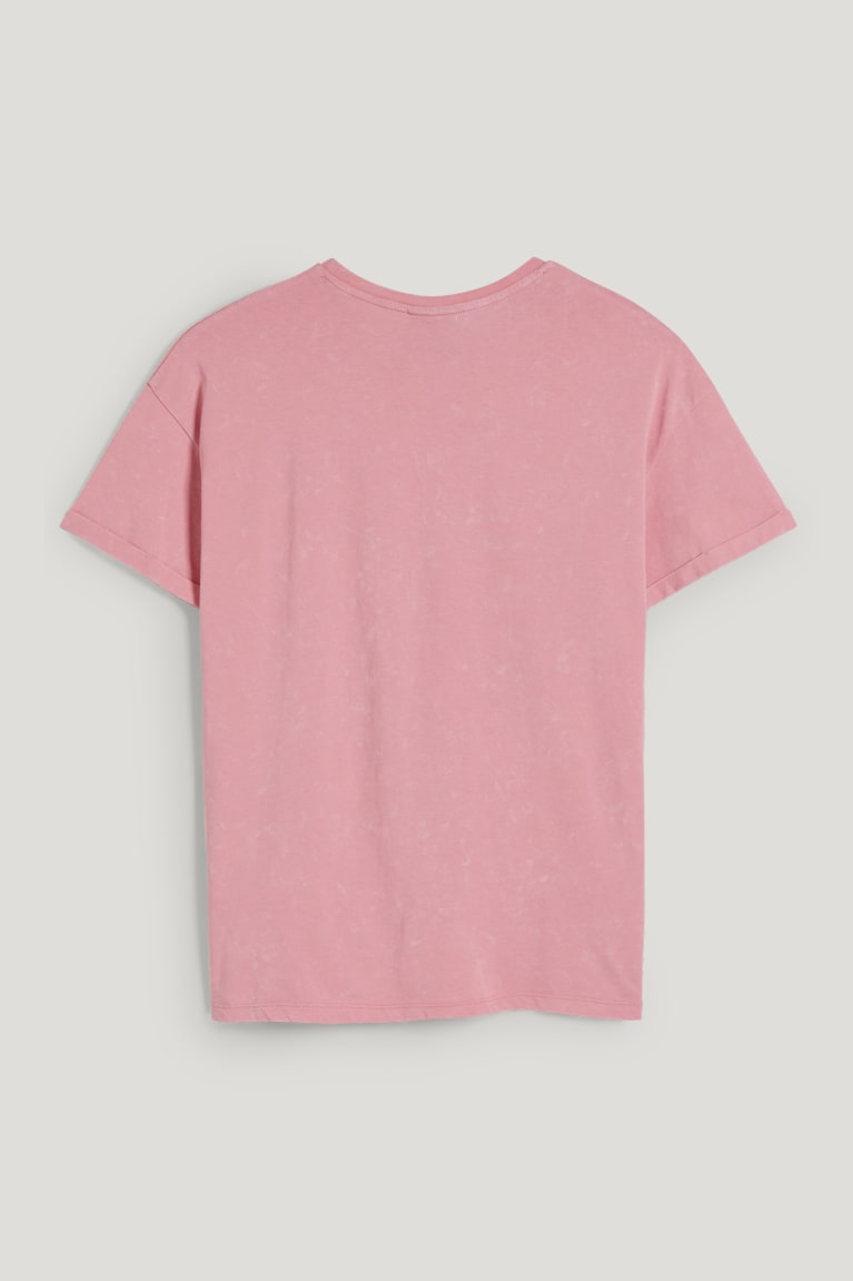 Coral C&A ClockhouseRick And Morty Women's T-shirts | LTMDC-2493