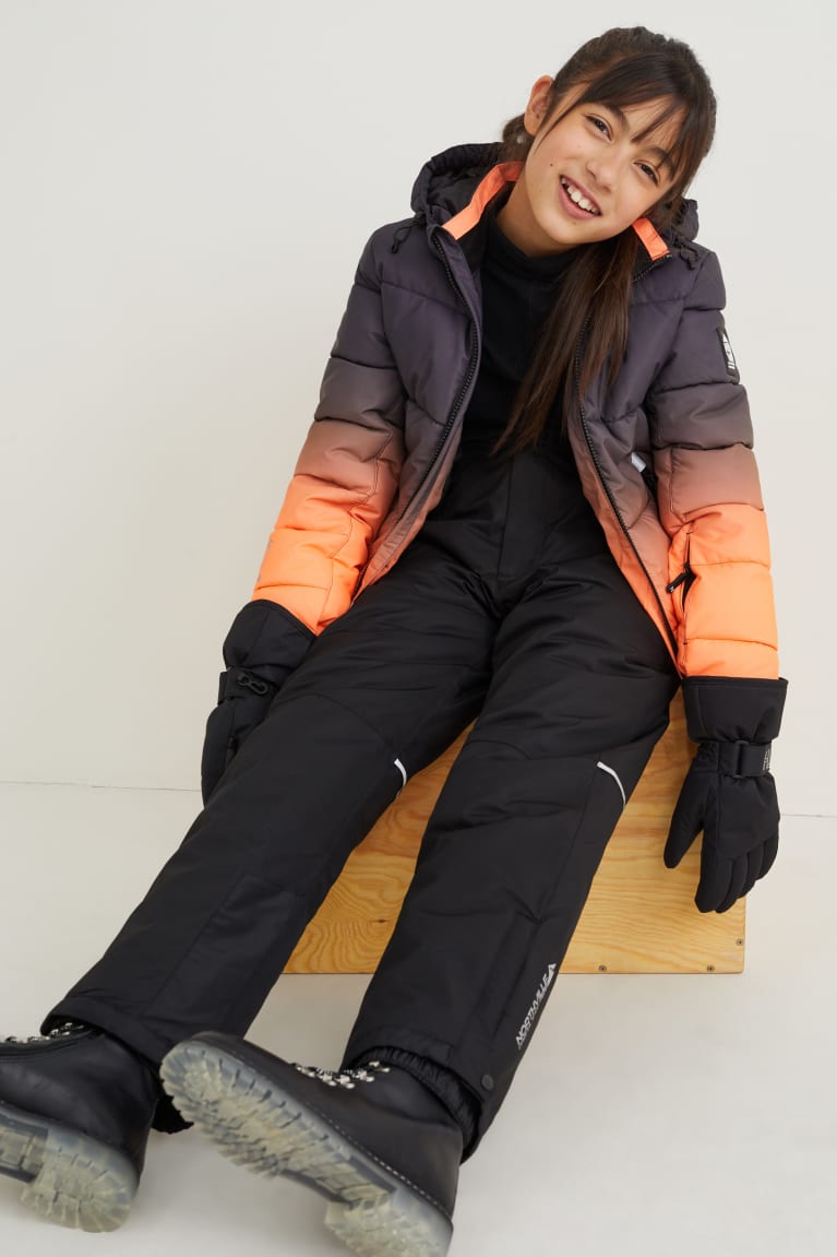 Coral C&A Ski With Hood Recycled Girls' Jackets | ARVUD-2145