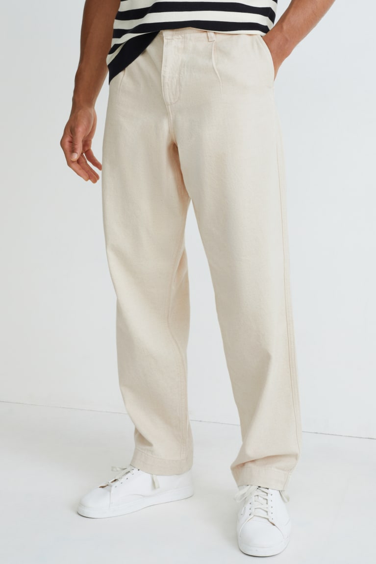 Creme C&A Chinos Relaxed Fit Cradle To Cradle Certified® Gold Men's Trousers | JIOZF-4207