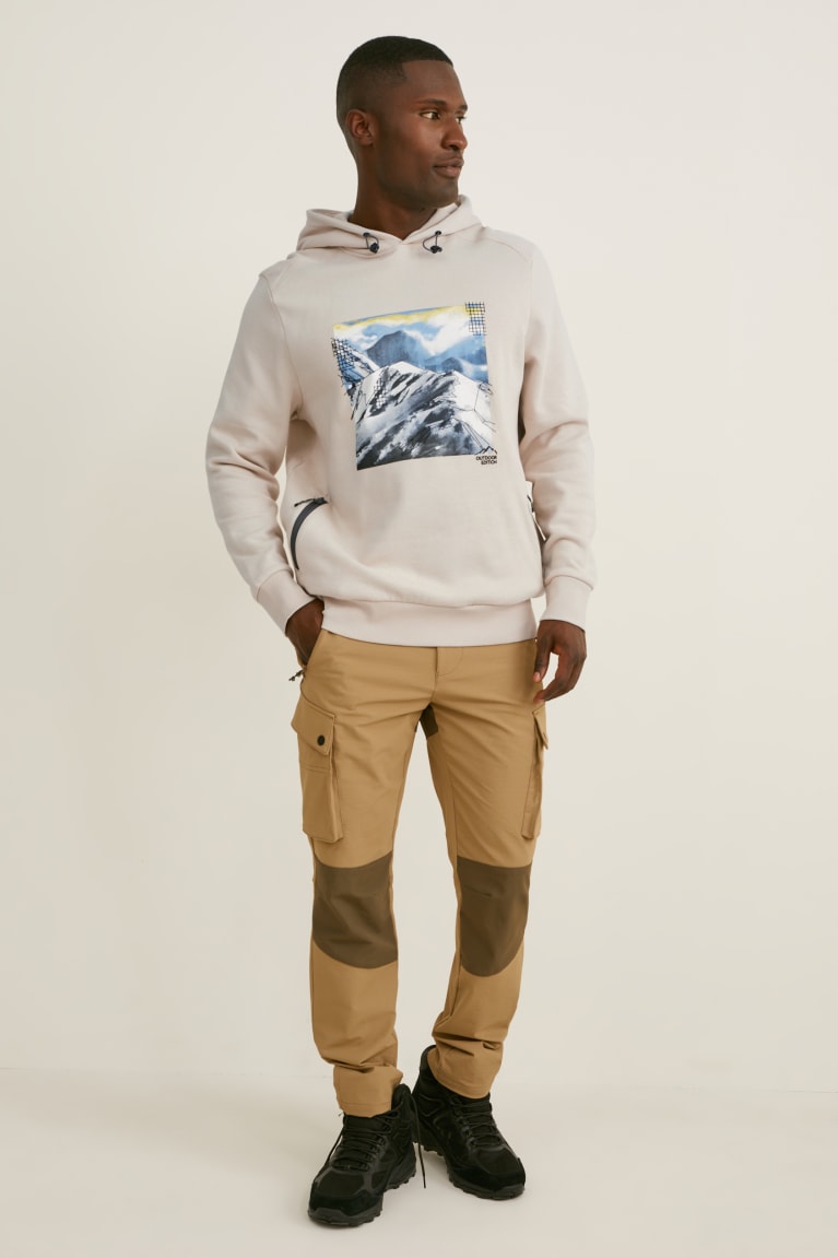 Creme C&A Men's Sweatshirts | BOUEI-7893