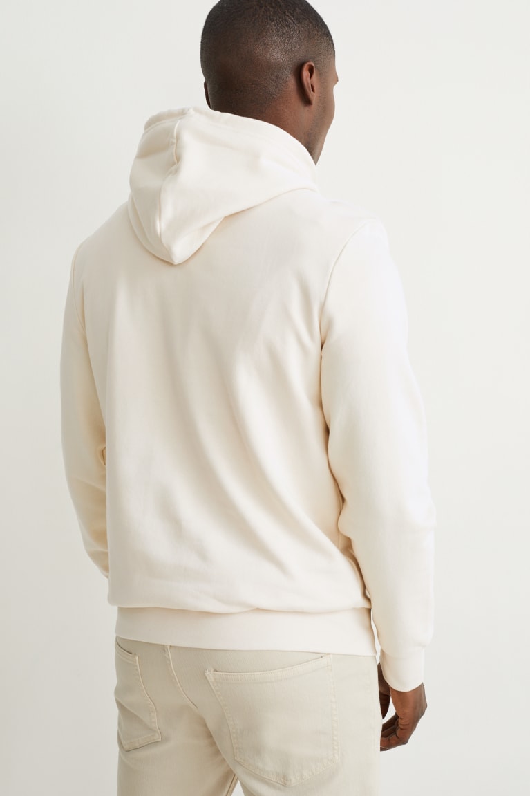 Creme C&A Men's Sweatshirts | QOBHR-4025