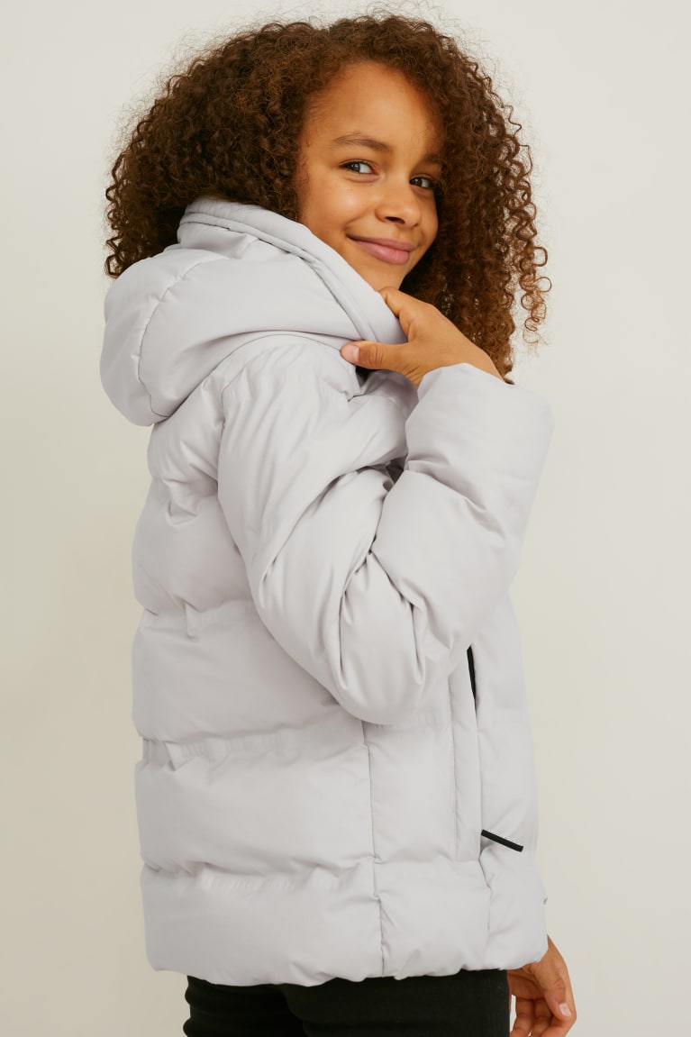 Creme C&A With Hood Girls' Jackets | YQVOW-6452