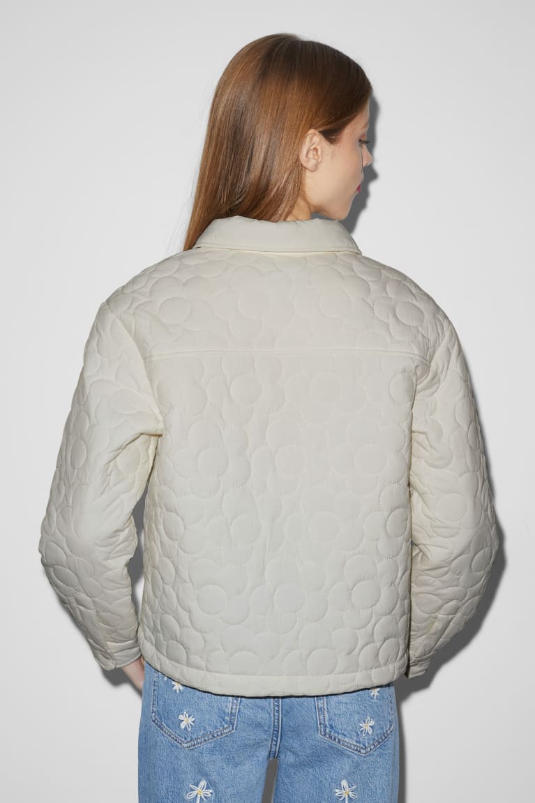 Creme White C&A Clockhouse Quilted Women's Jackets | ANLQO-1847