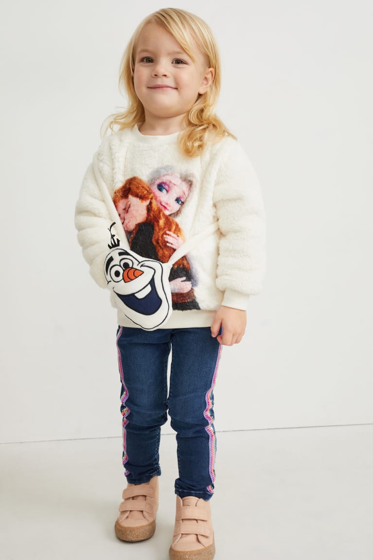 Creme White C&A Frozen Set And Bag Recycled Girls' Sweatshirts | JRMBE-8315